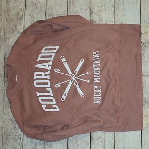 Oversized crewneck sweatshirt